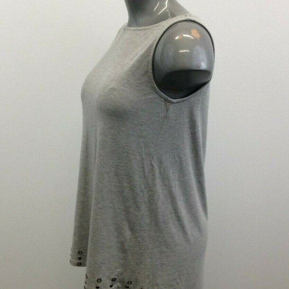 Strazzi Tank Top Women's Small Gray Sleeveless - Picture 5 of 8